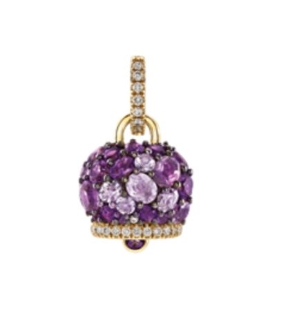 Charm Chantecler Donna Campanelle in Oro Diamante 0.29 Ct 44683 - 44683